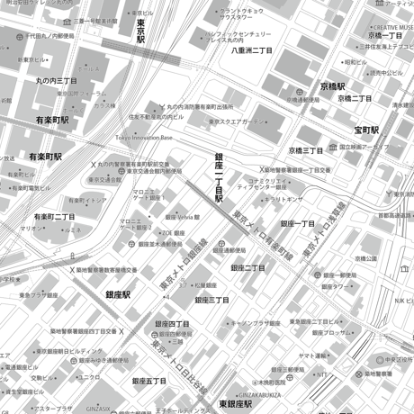 東京駅周辺4種類