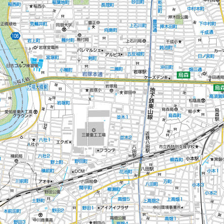 A名古屋市中村区1/25000地図タウンロード販売