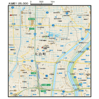 B大治町1/25000地図タウンロード販売