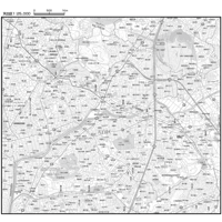 C名古屋市天白区1/25000白地図タウンロード販売