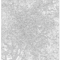 C名古屋市全図1/25000白地図タウンロード販売