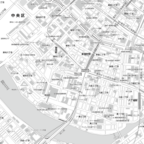 東京駅周辺4種類