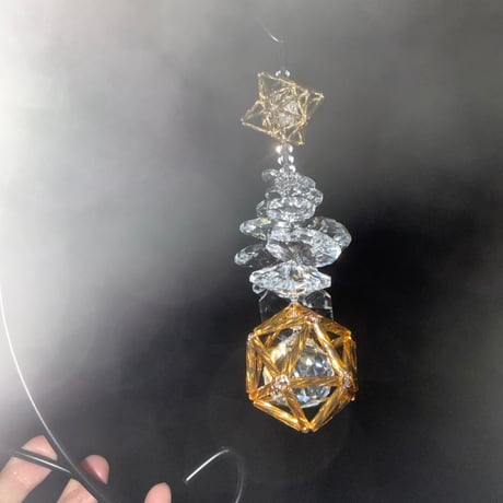 【S】神聖幾何学マカバサンキャッチャー（3mm玉使用）