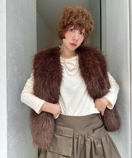 viviano チュール スウェット バイカラー VIVIANO/ヴィヴィアーノ