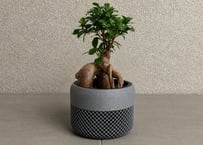 Aero craft pot｜エアロクラフトポット｜ラウンドシリンダーメッシュタイプ(オフホワイト/グレー/ブラック)