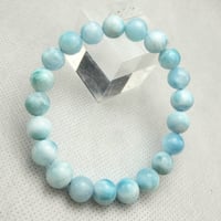 ラリマー　ドミニカ共和国産　天然物　希少　高品質　極上美品　高発色　ハイグレード　№1