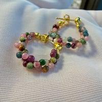 ナイジェリア産 トルマリン ピアス