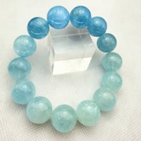 アクアマリン　ブラジル産　天然物　高品質　極上美品　グラーデーション　16.0mm玉　大特価　お買い得品
