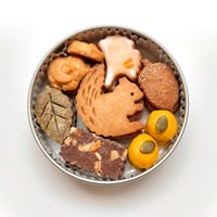 秋のクッキー缶
