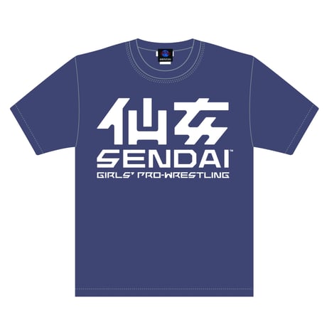 限定カラー！仙女定番ロゴTシャツ【パープルグレー×ホワイト】