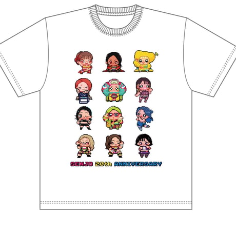 NEW センジョコレクションTシャツ（12人Ver.）ホワイト