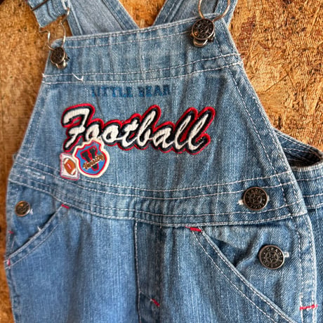 “FOOTBALL オーバーオール”70cm / ss-70-27