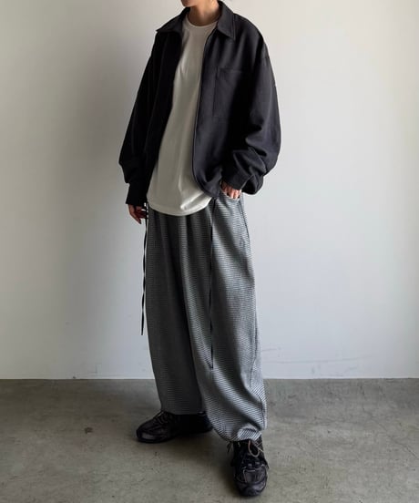 suede like zip shirt
