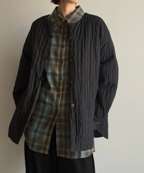 vertical line quilt jacket