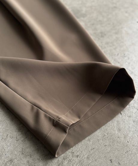 belted wide slacks