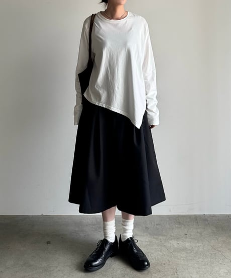 deformation long t-shirt