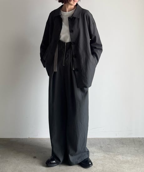 two tuck zip salopette