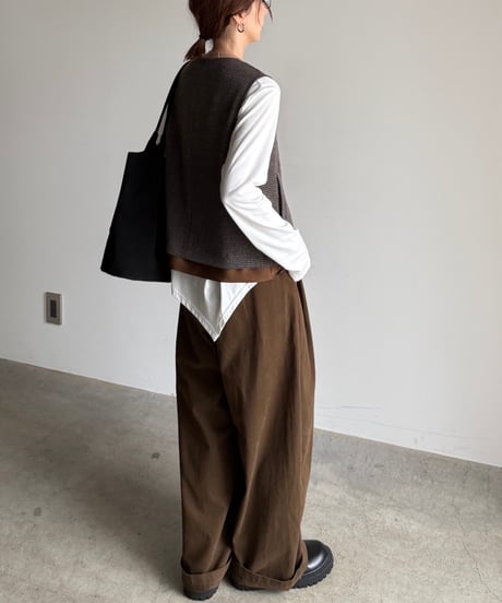 deformation long t-shirt