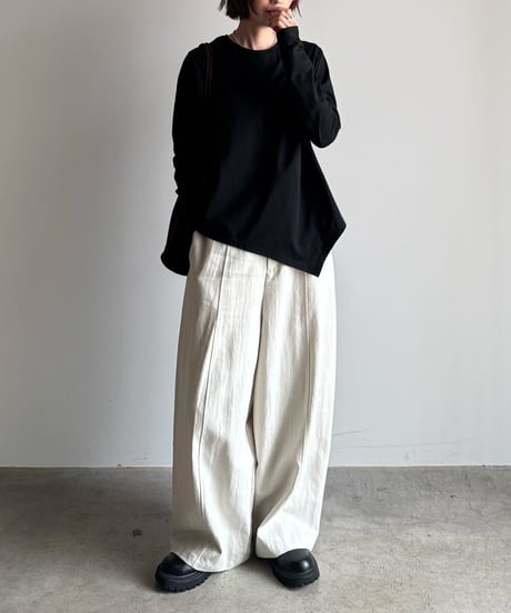 deformation long t-shirt