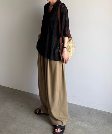 paper straw one shoulder bag【予約商品】