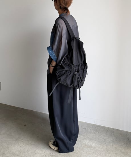 shirred casual backpack【一部予約】
