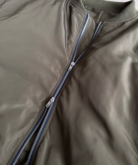 〈atelier〉wide zip down blouson
