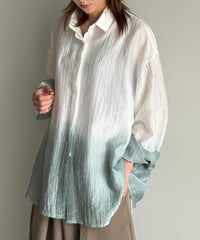 gradation flare shirt