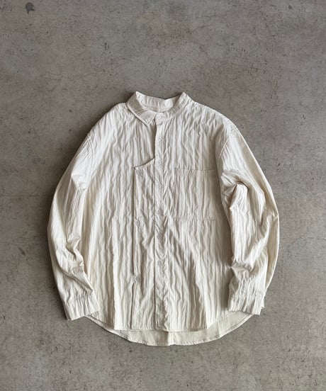 vertical line quilt shirt
