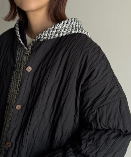 vertical line quilt jacket