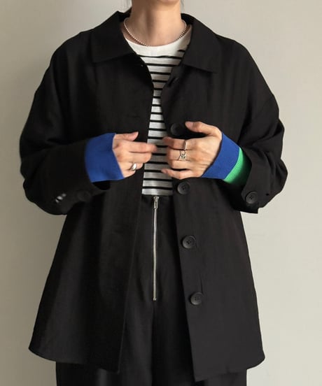 stain collar shirt jacket