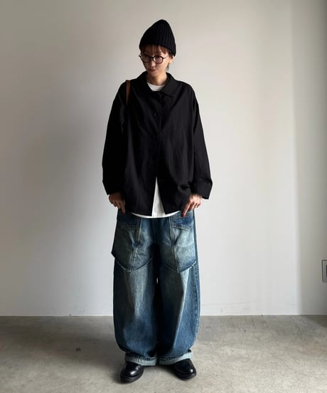stain collar shirt jacket