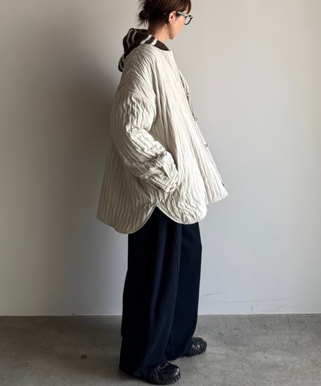 vertical line quilt jacket