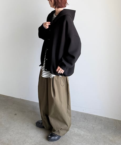 front buckle belt pants