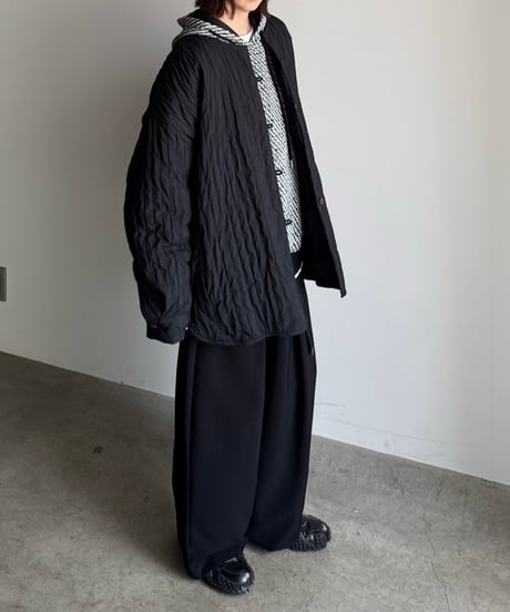 belted wide slacks