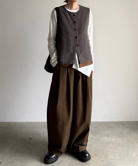 deformation long t-shirt