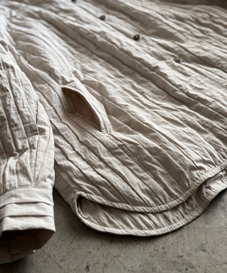 vertical line quilt jacket