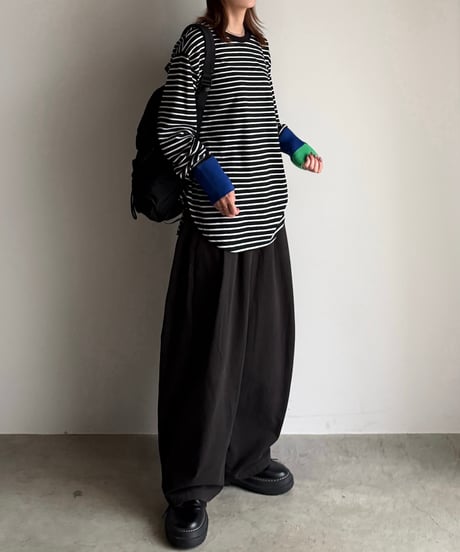 wide two tuck pants