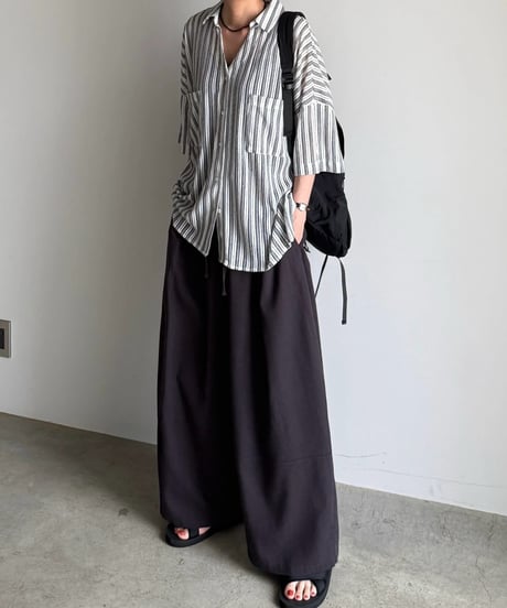 shirred casual backpack【一部予約】
