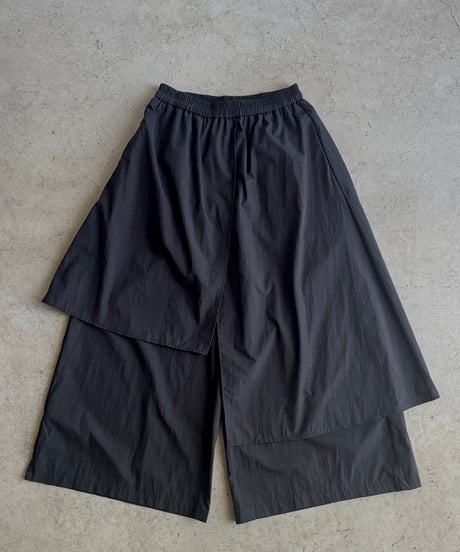 overlap design pants