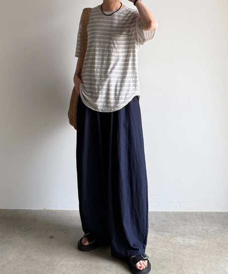 deep indigo loose pants