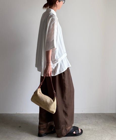 paper straw one shoulder bag【予約商品】