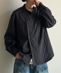 vertical line quilt shirt