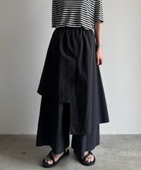 overlap design pants