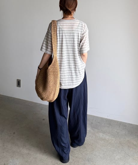 deep indigo loose pants