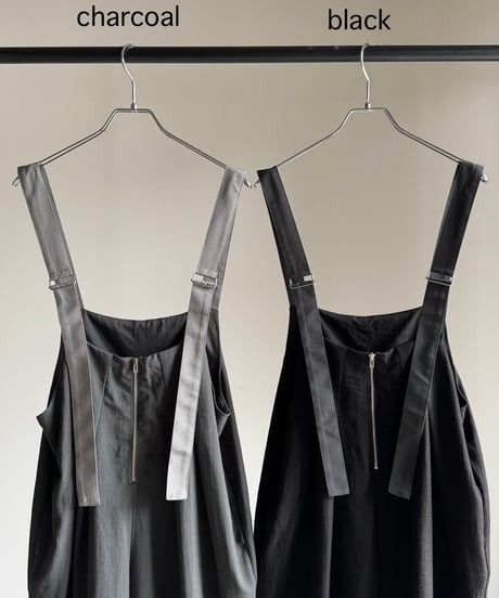 two tuck zip salopette