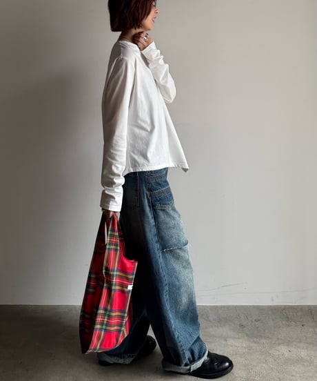 deformation long t-shirt