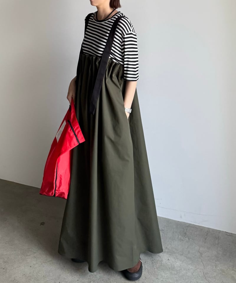 tuck pleats one piece | ARULLE