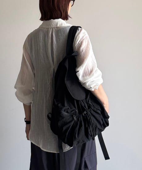 shirred casual backpack【一部予約】