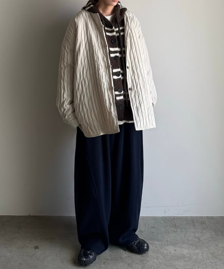vertical line quilt jacket