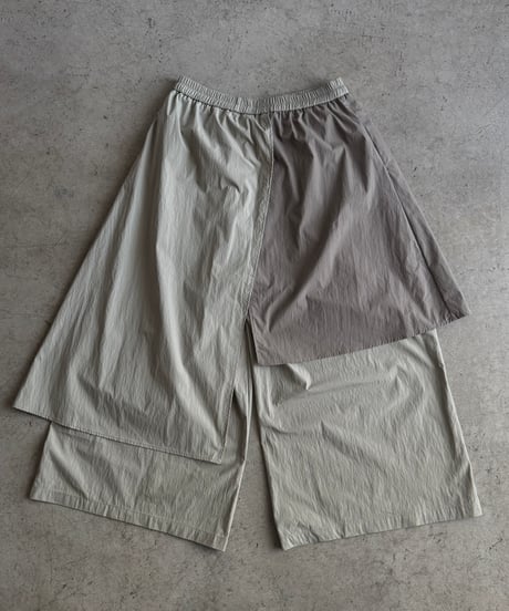 overlap design pants